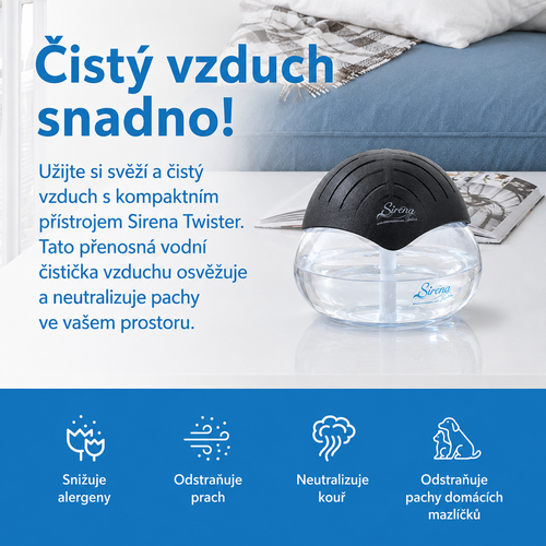 Monrei™ – Vodní čistička vzduchu s LED osvětlením