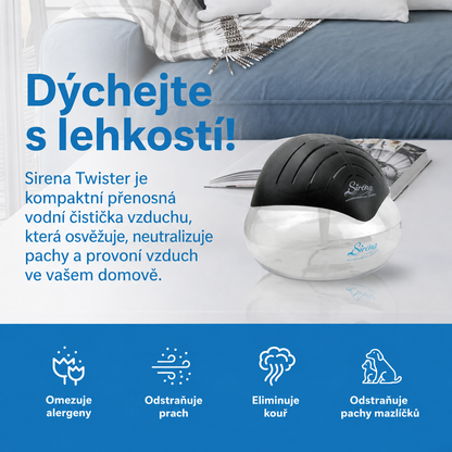 Monrei™ – Vodní čistička vzduchu s LED osvětlením